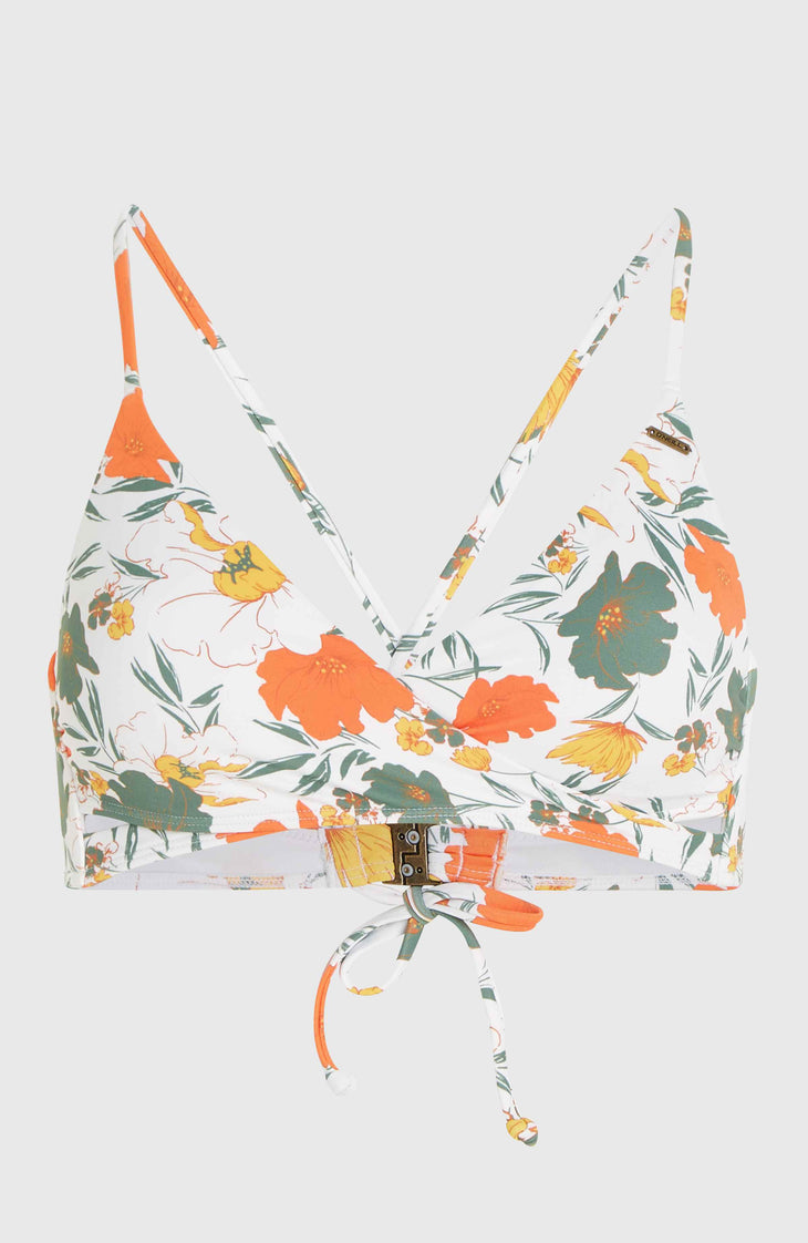 Haut de bikini Baay | White Tropical Flower