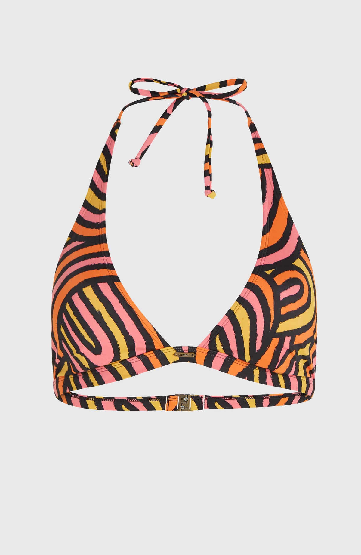 Haut de bikini Marga | Orange Rainbow Stripe