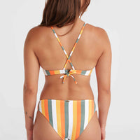 Bas de bikini Cruz | Orange Multistripe