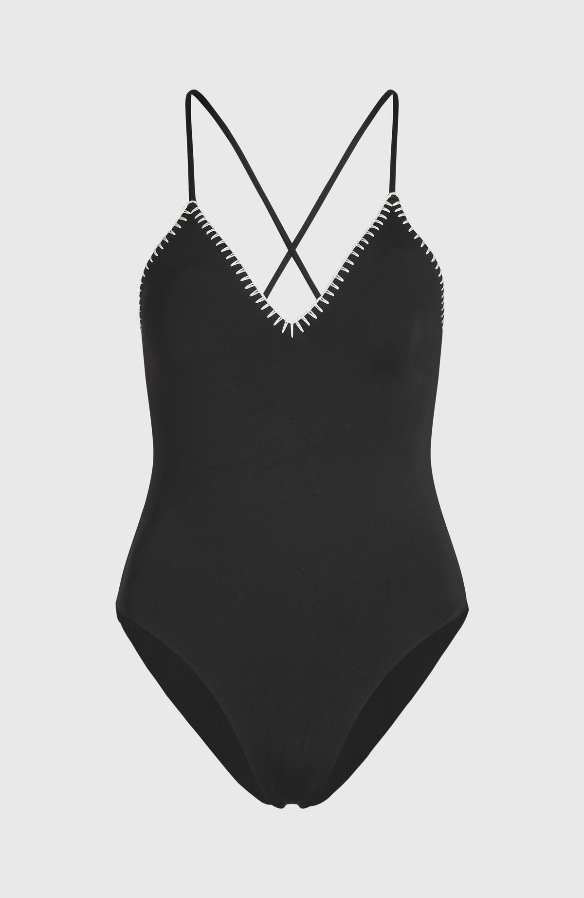 Maillot une pièce Saltwater Jaida Crochet | Black Out