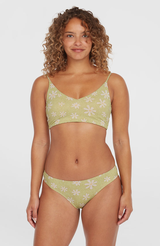 Ensemble de bikinis Beach Vintage Midles Rita | Green Daisyline