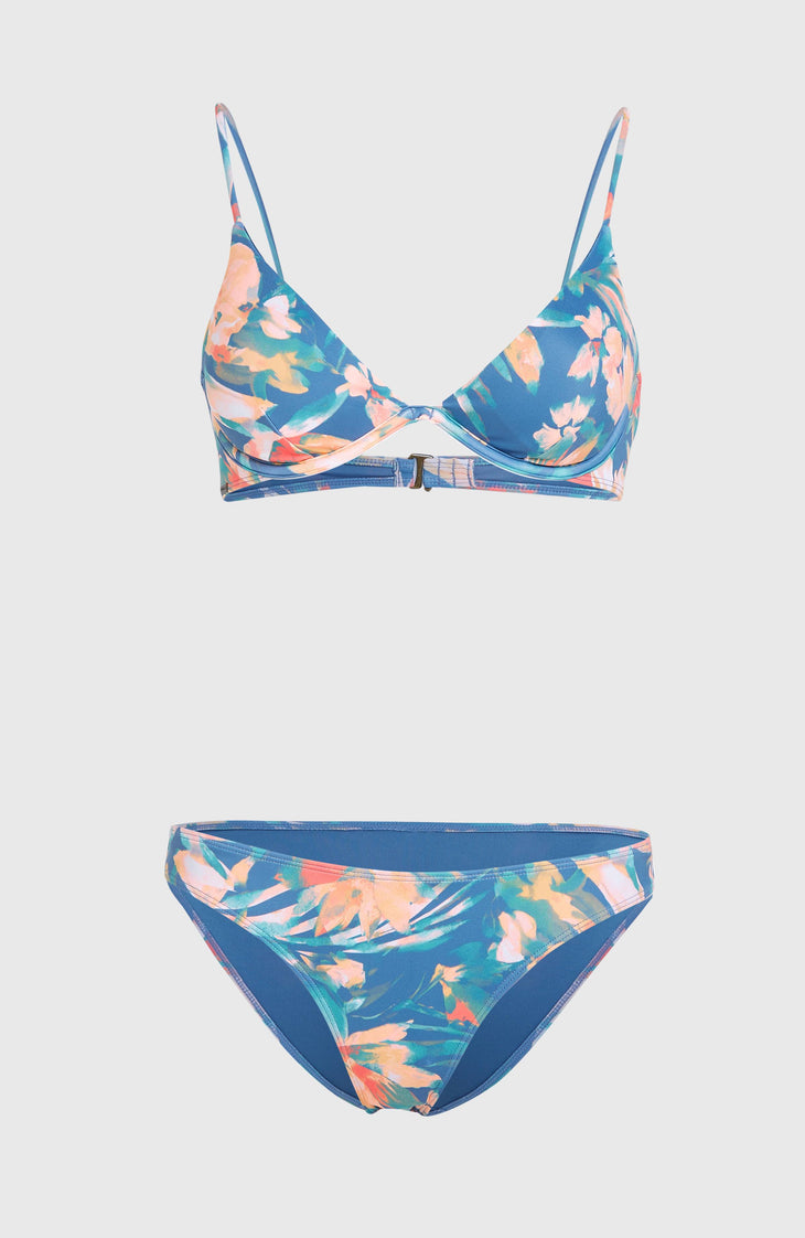 Ensemble de bikinis Honopu Rockley | Blue Painted Tropics