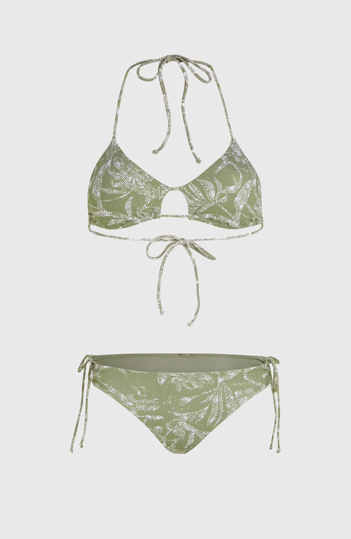 Ensemble de bikinis Madrid Jensen | Green Textured Jungle