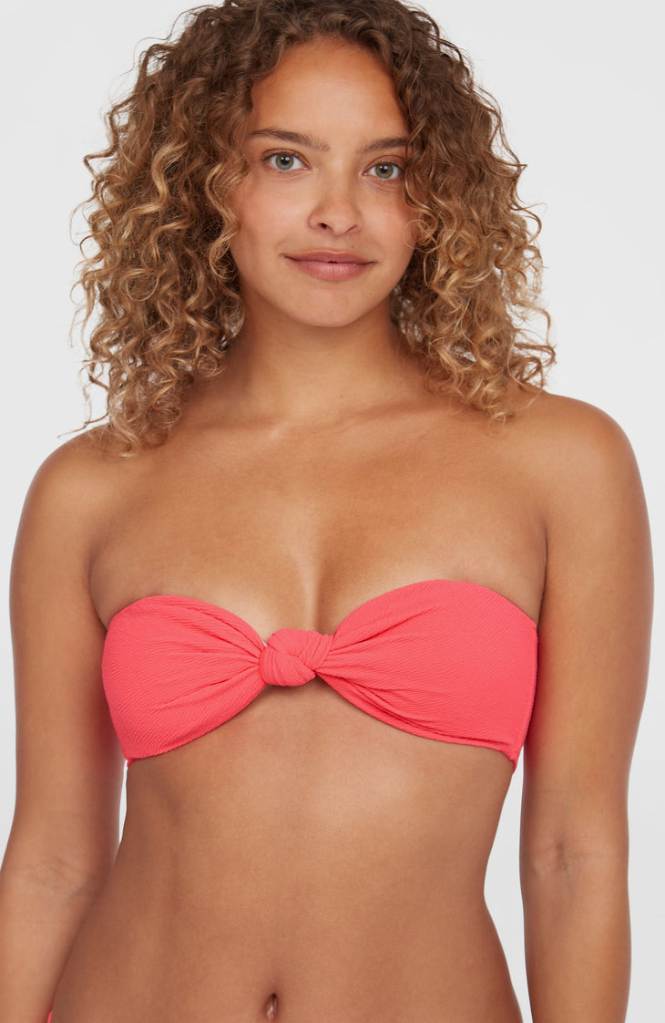Ensemble de bikinis Knot Bandeau Matira | Pink Flamingo