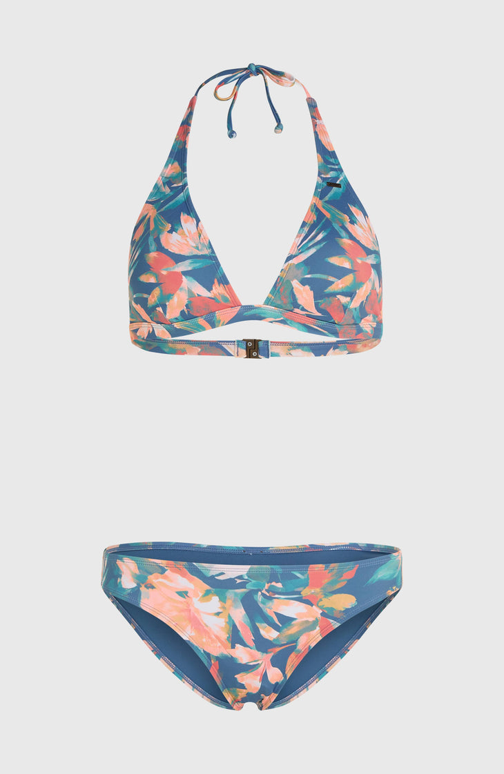 Ensemble de bikinis Essentials Marga Cruz | Blue Painted Tropics