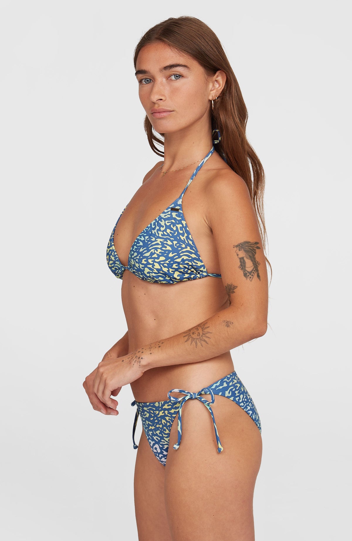 Ensemble de bikinis Essentials Capri Bondey | Yellow Animal Blur