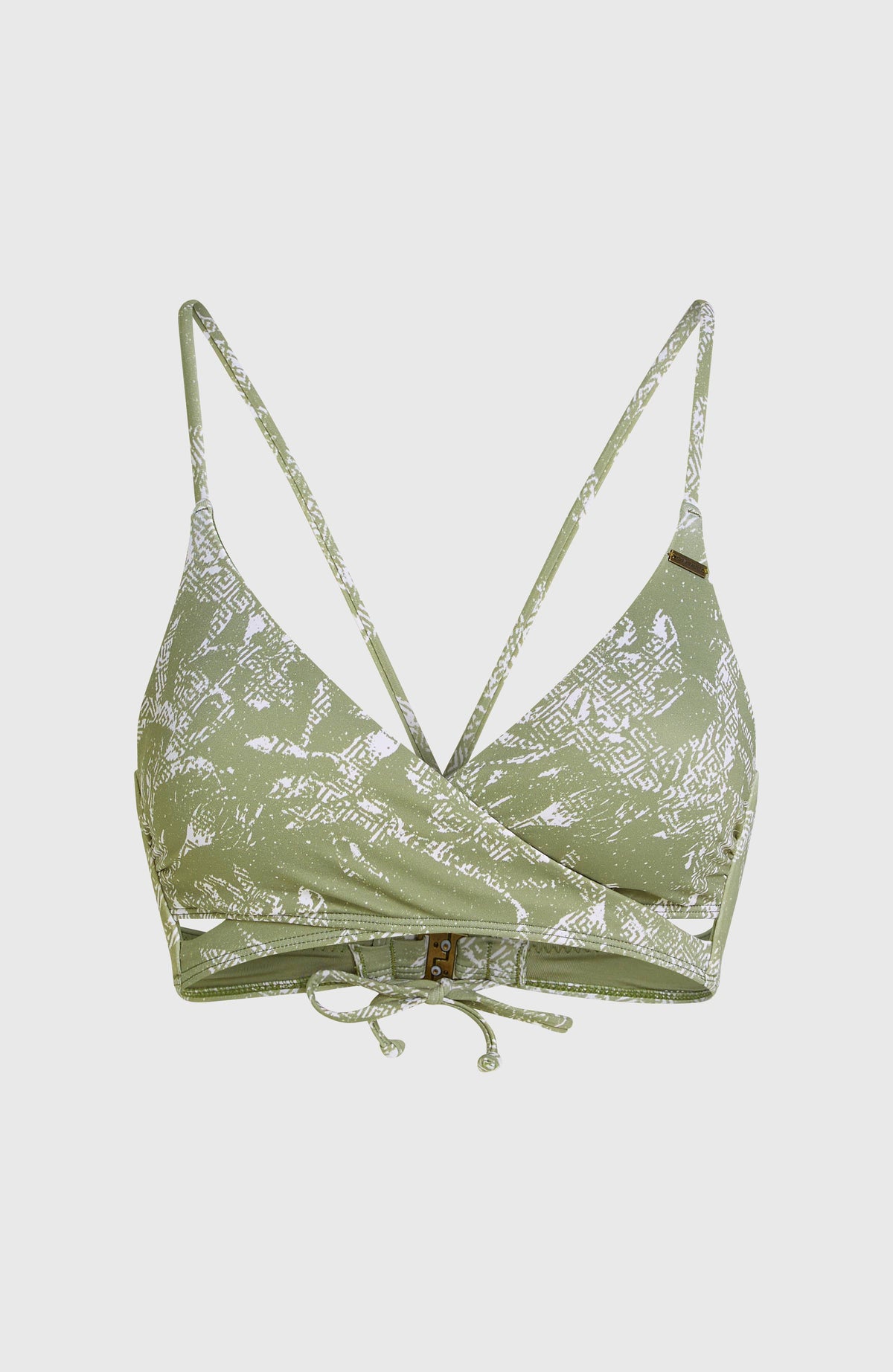 Haut de bikini Baay | Green Textured Jungle