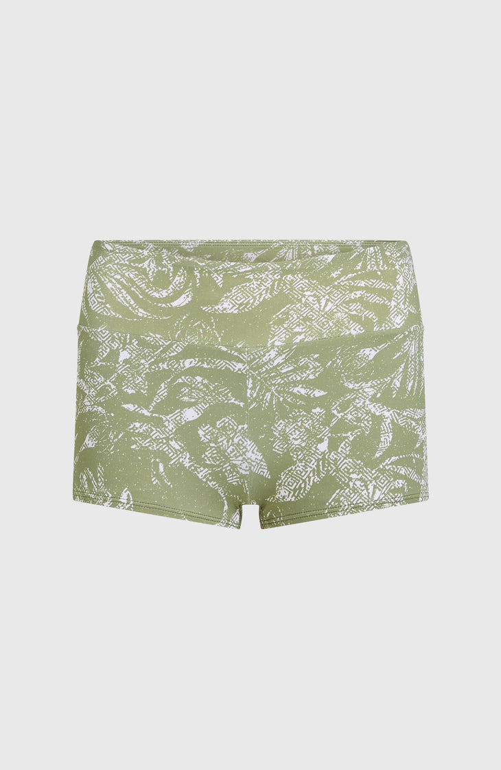 Bas de bikini Grenade | Green Textured Jungle