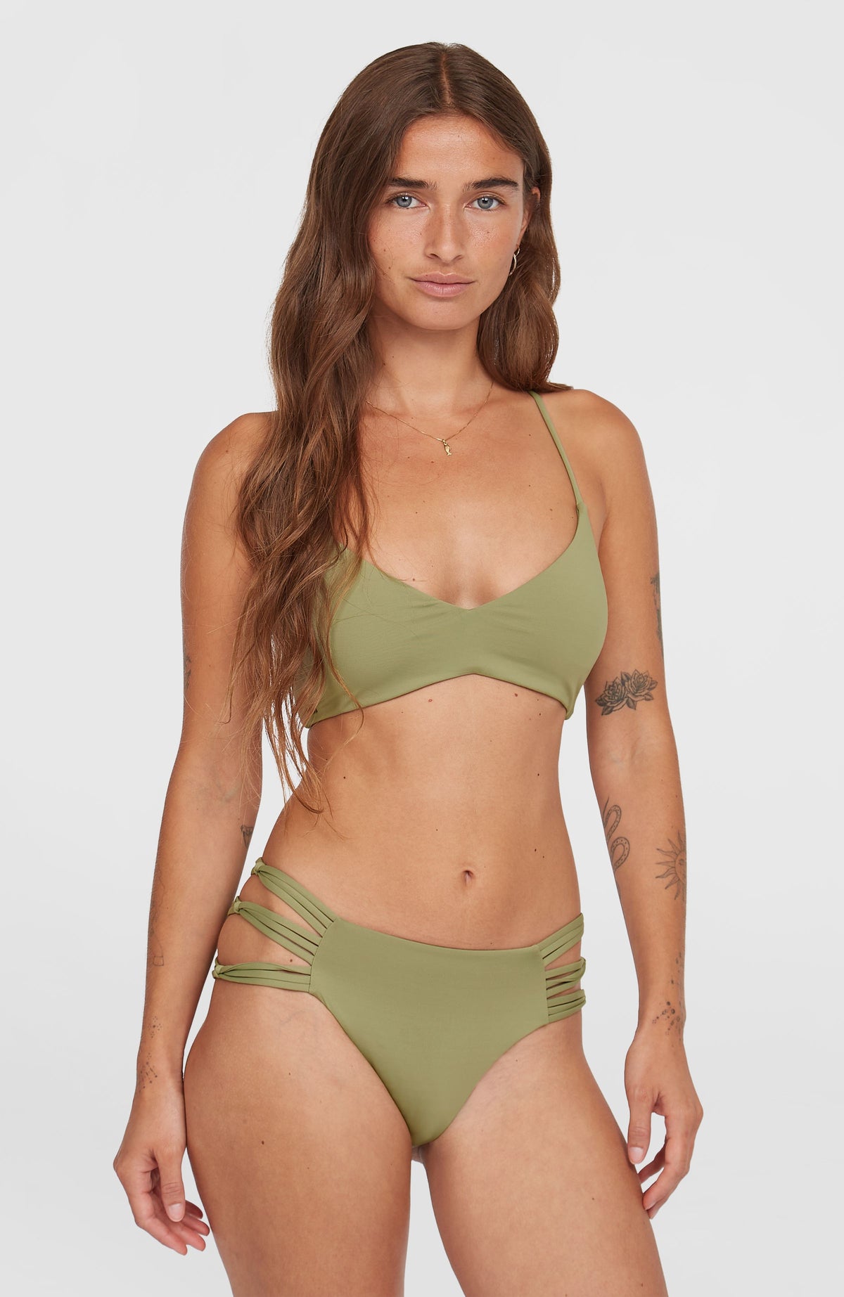Bas de bikini avec bandes Boulders | Avery Fern