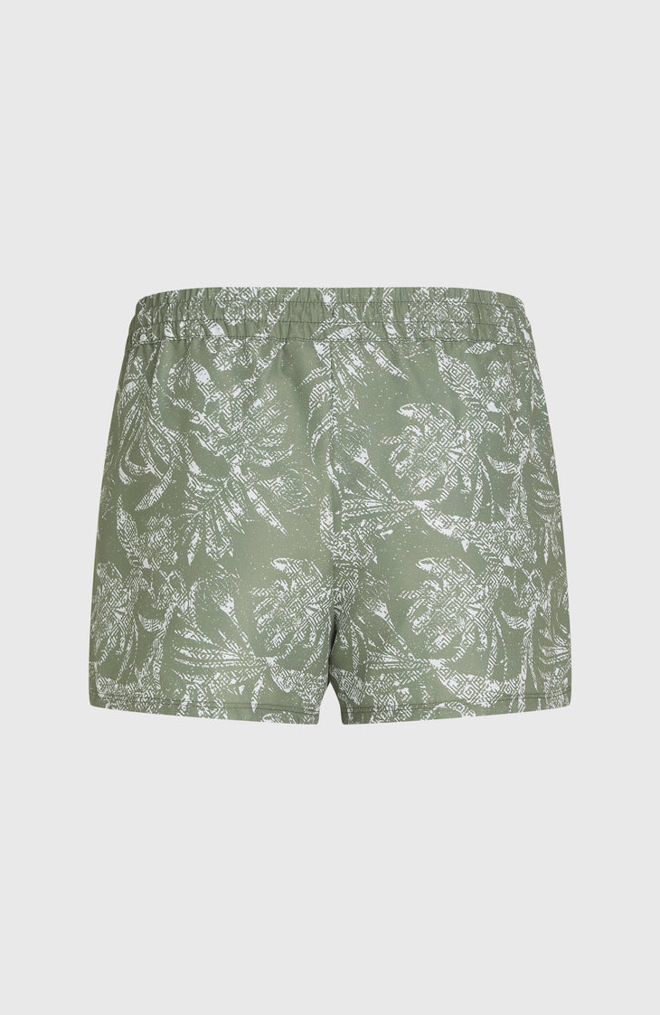 Short de bain Essentials Print 12'' | Green Textured Jungle