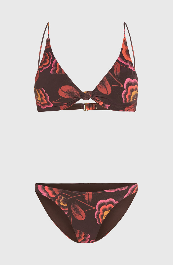 Ensemble de bikinis O'Riginals Pismo Flamenco | Brown Originals Flower