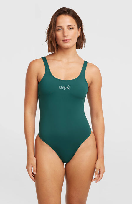 Maillot une pièce Essentials Script | Botanical Heat