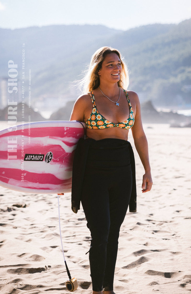 Ensemble de bikinis O'Riginals | Green Retro Flower