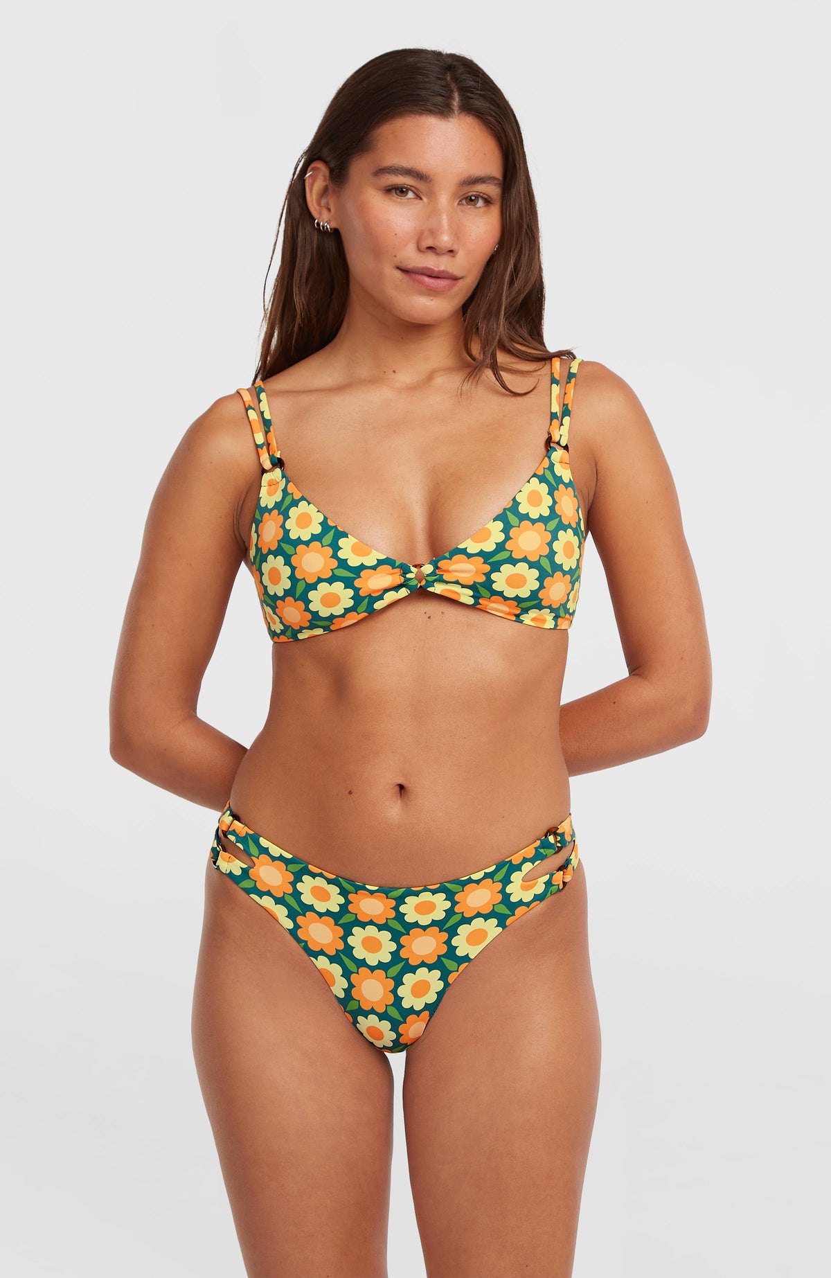 Ensemble de bikinis O'Riginals | Green Retro Flower