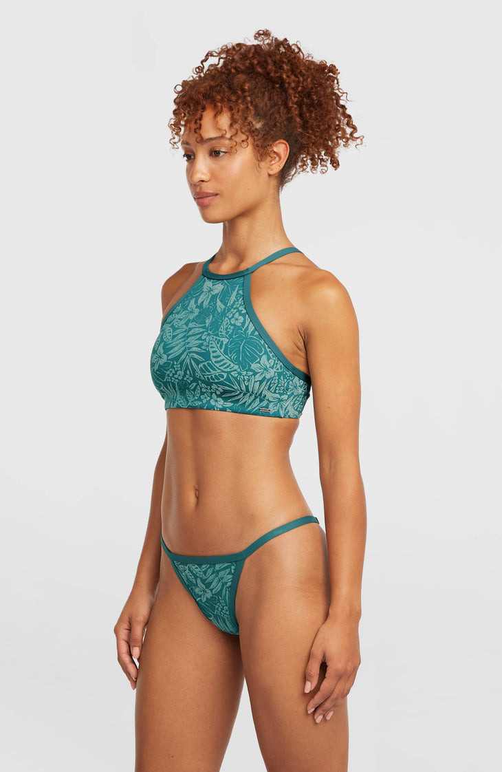 Ensemble de bikinis à col haut 3X Plus Rapide à Sécher | Green Island Sky