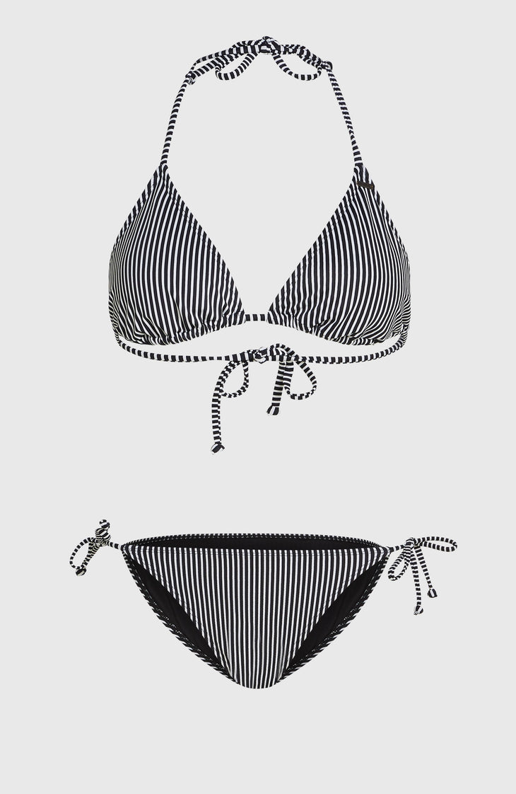 Ensemble de bikinis Essentials Capri Bondey | Black Micro Stripe
