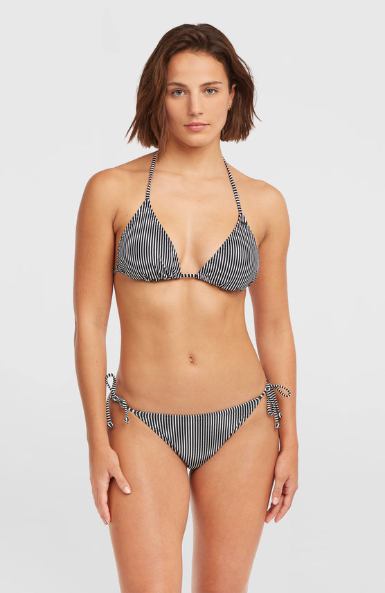 Ensemble de bikinis Essentials Capri Bondey | Black Micro Stripe