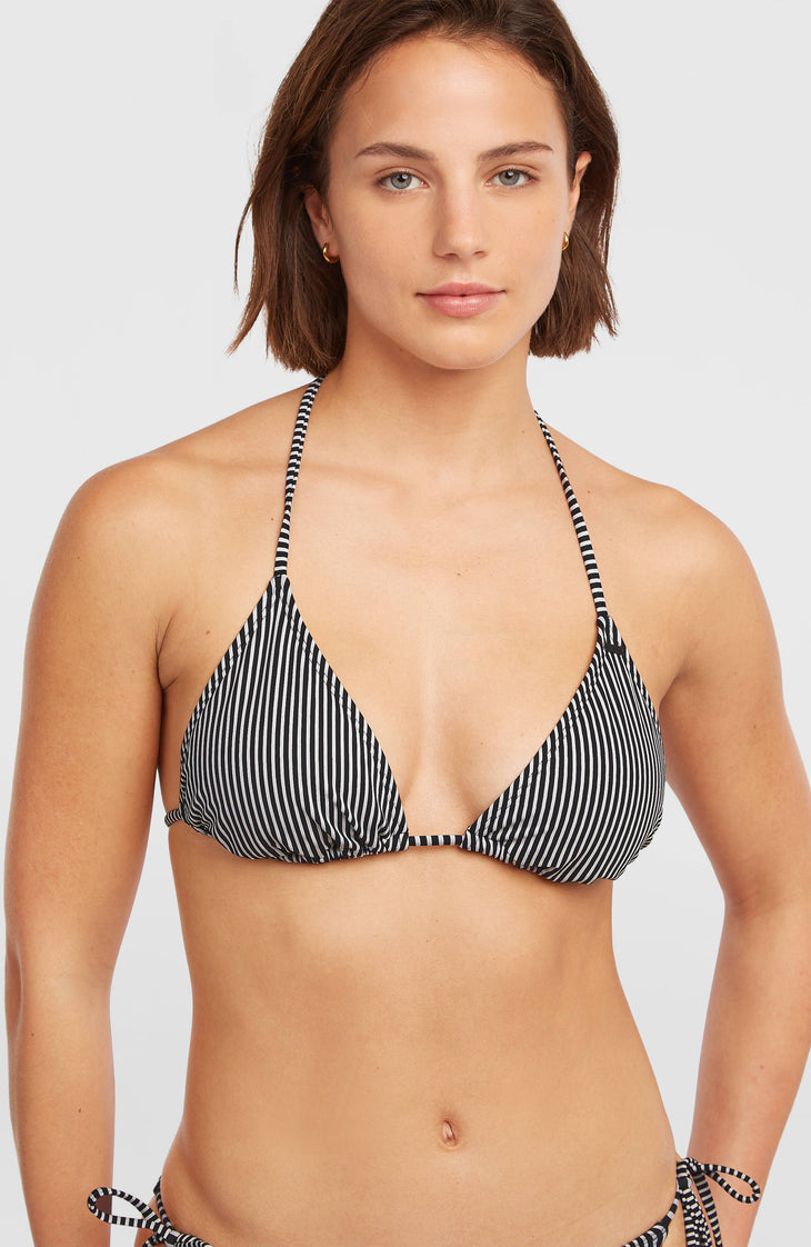 Ensemble de bikinis Essentials Capri Bondey | Black Micro Stripe