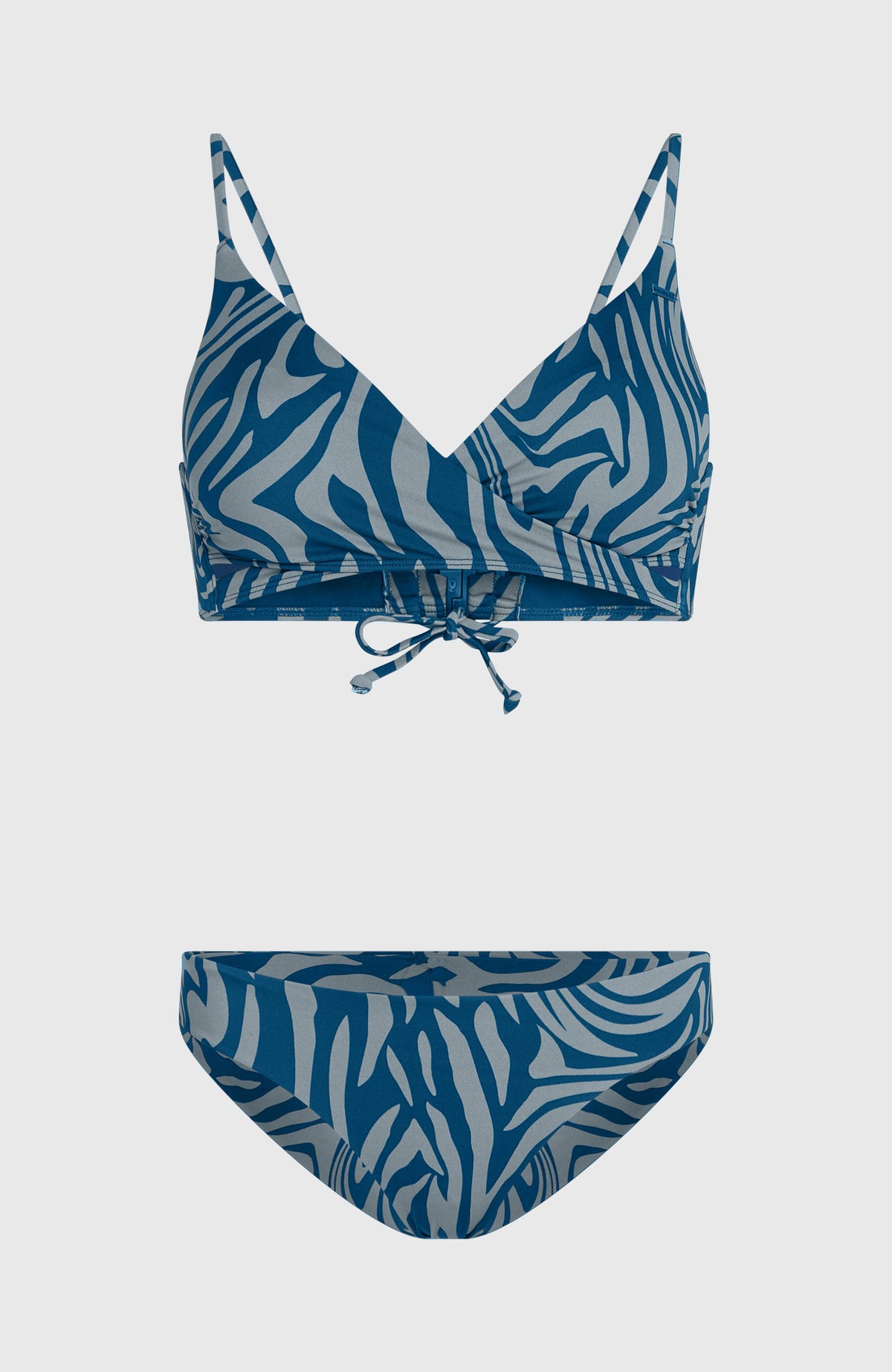 Ensemble de bikinis Baay Maoi | Blue Swirl Zebra