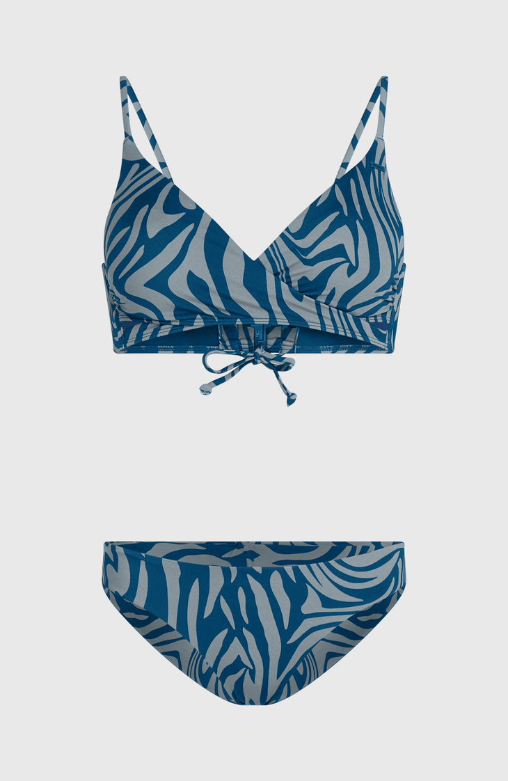 Ensemble de bikinis Baay Maoi | Blue Swirl Zebra