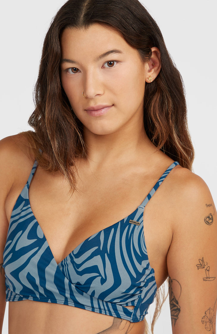 Ensemble de bikinis Baay Maoi | Blue Swirl Zebra