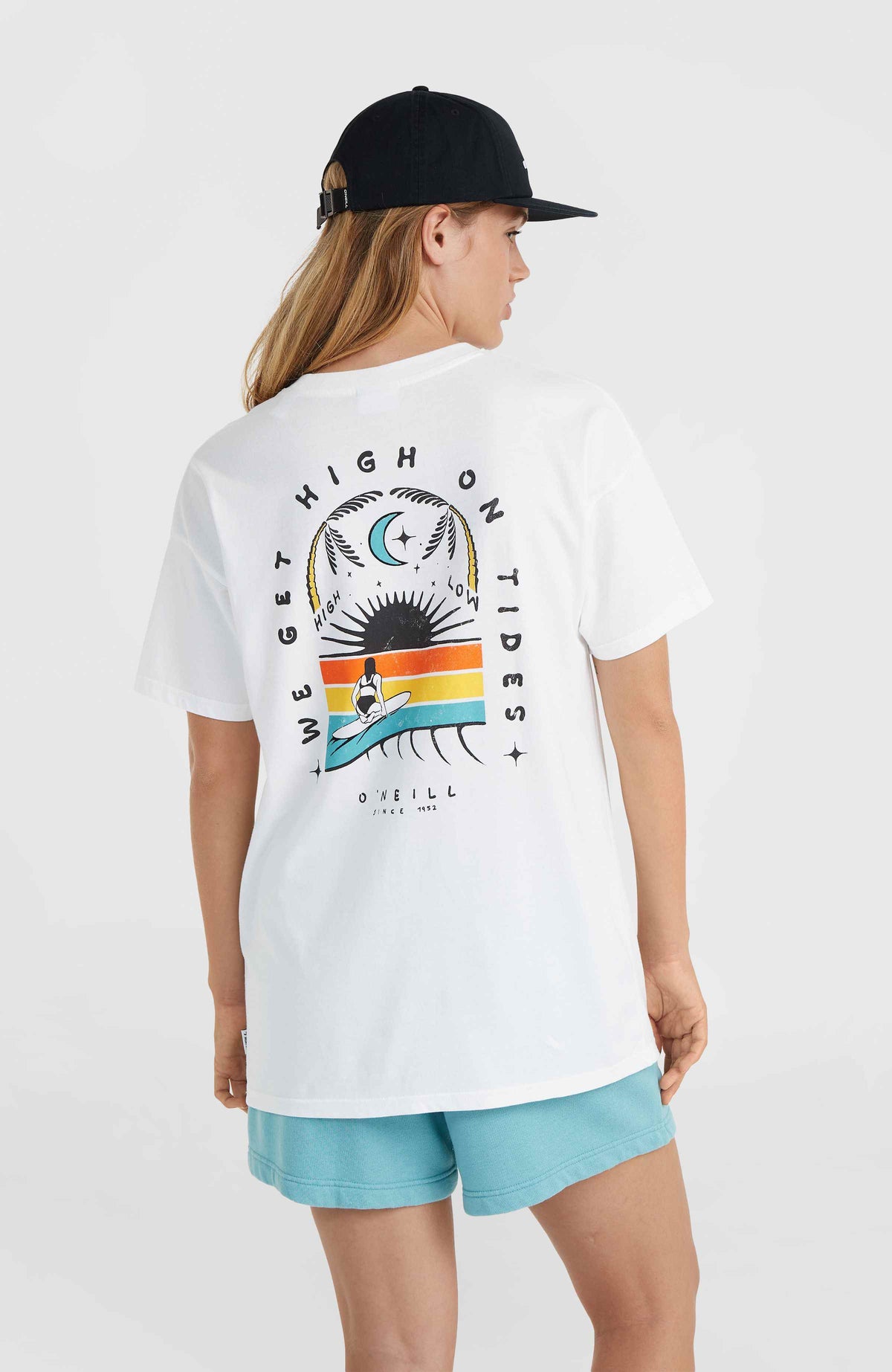 T-shirt O'Neill Beach Vintage High On Tides | Snow White