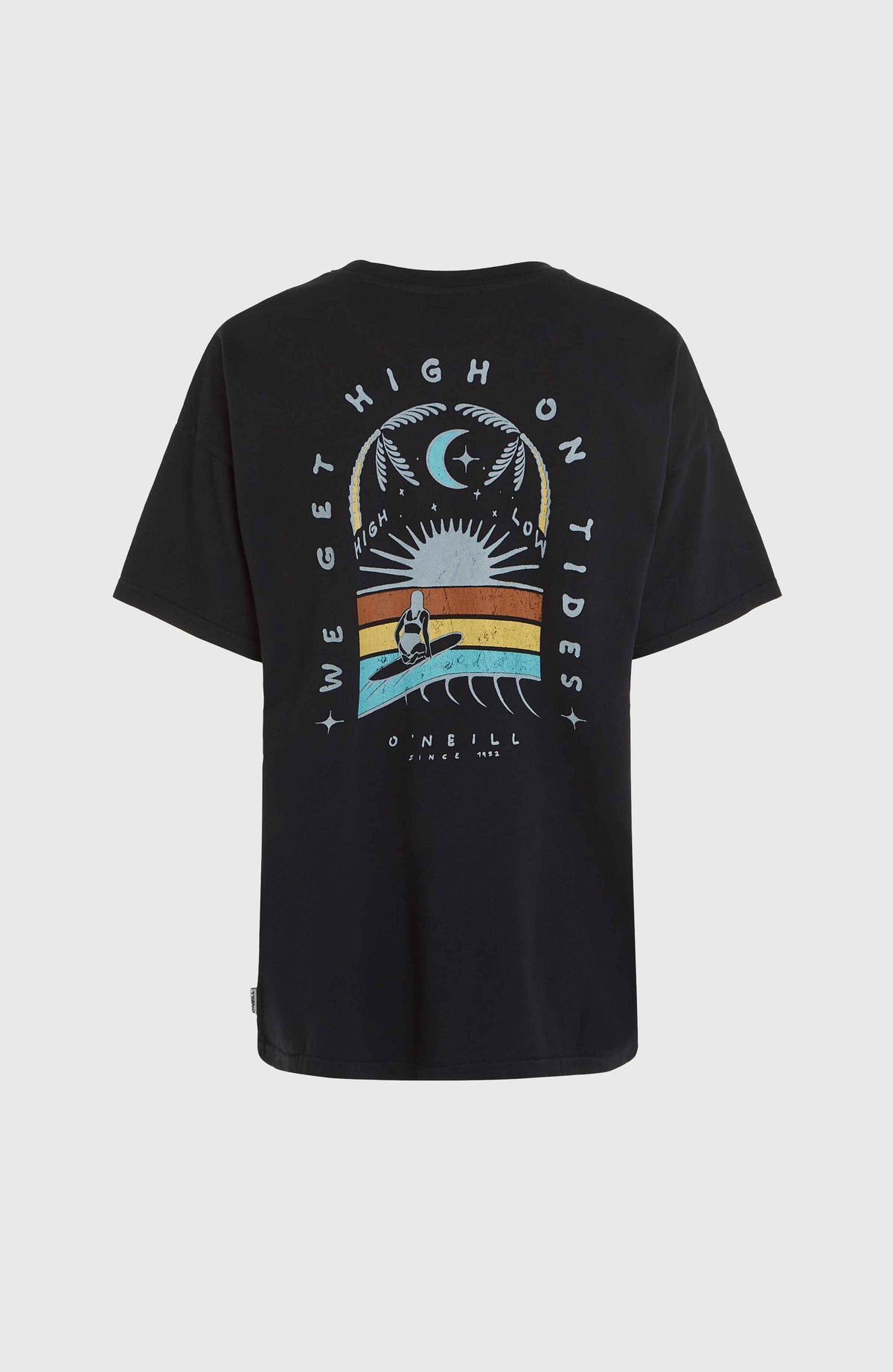 T-shirt O'Neill Beach Vintage High On Tides | Black Out