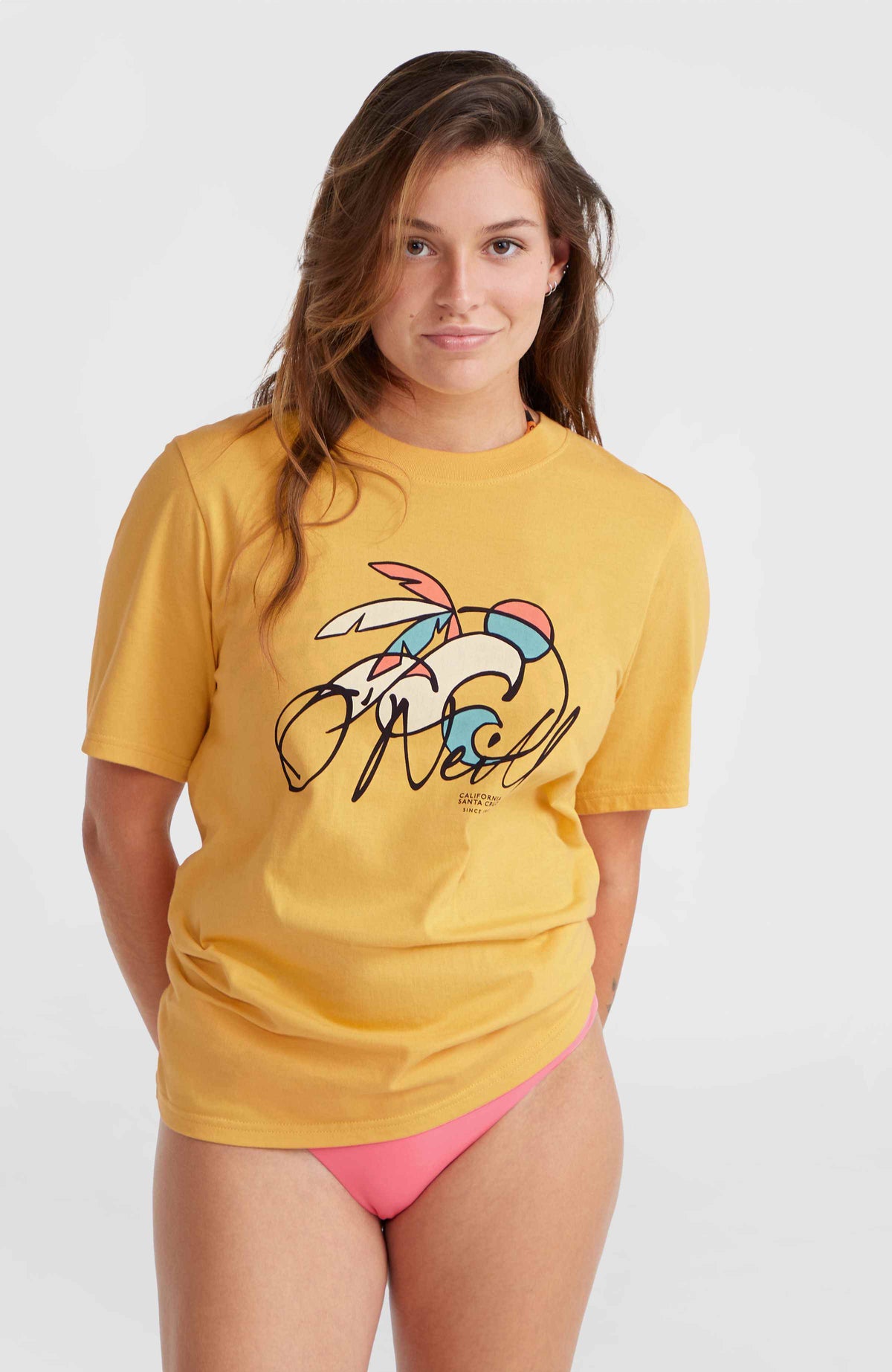 T-shirt Luano Graphic | Golden Haze