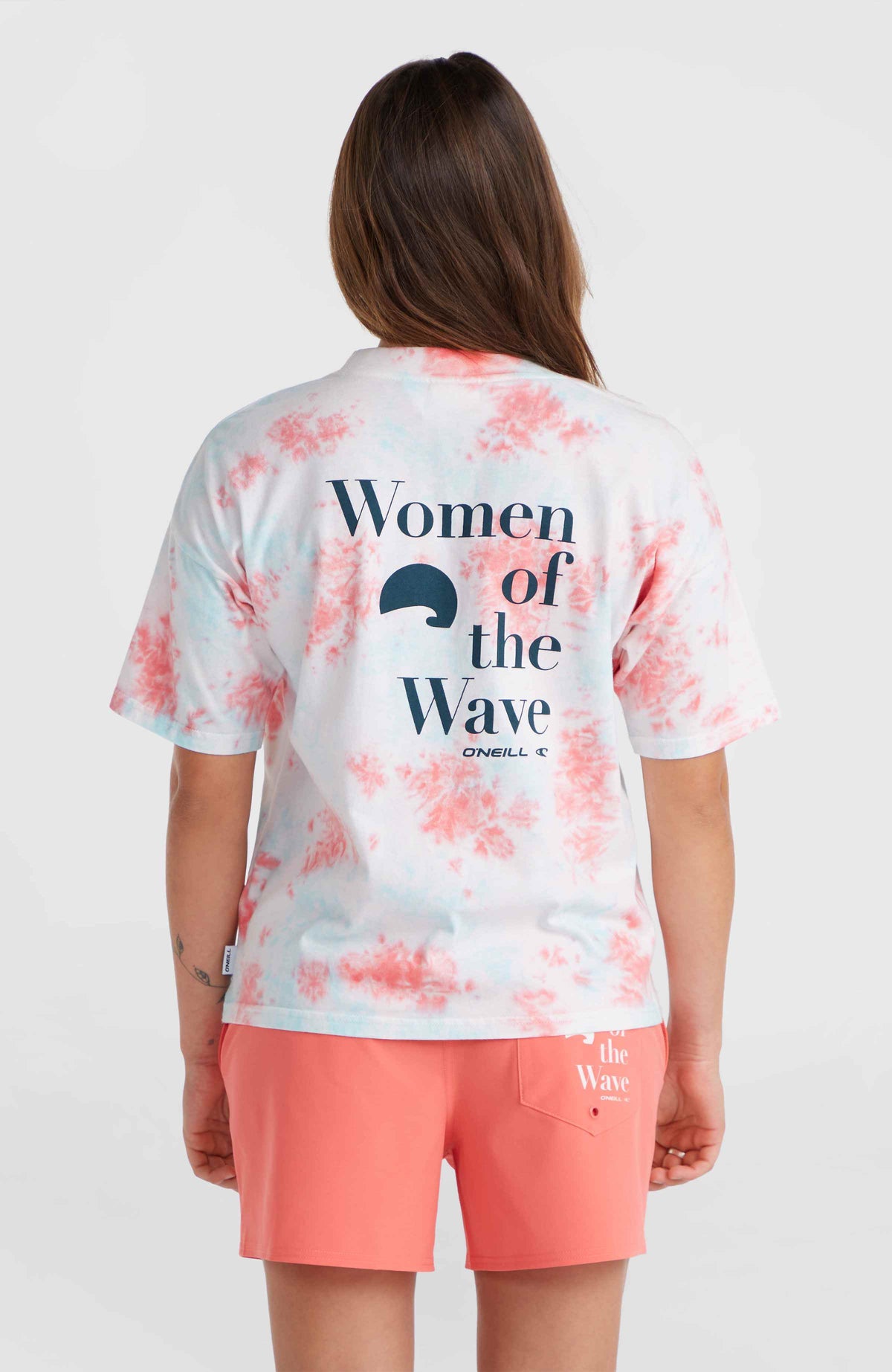 T-shirt Women of the Wave | Pink Ice Cube Tie Dye
