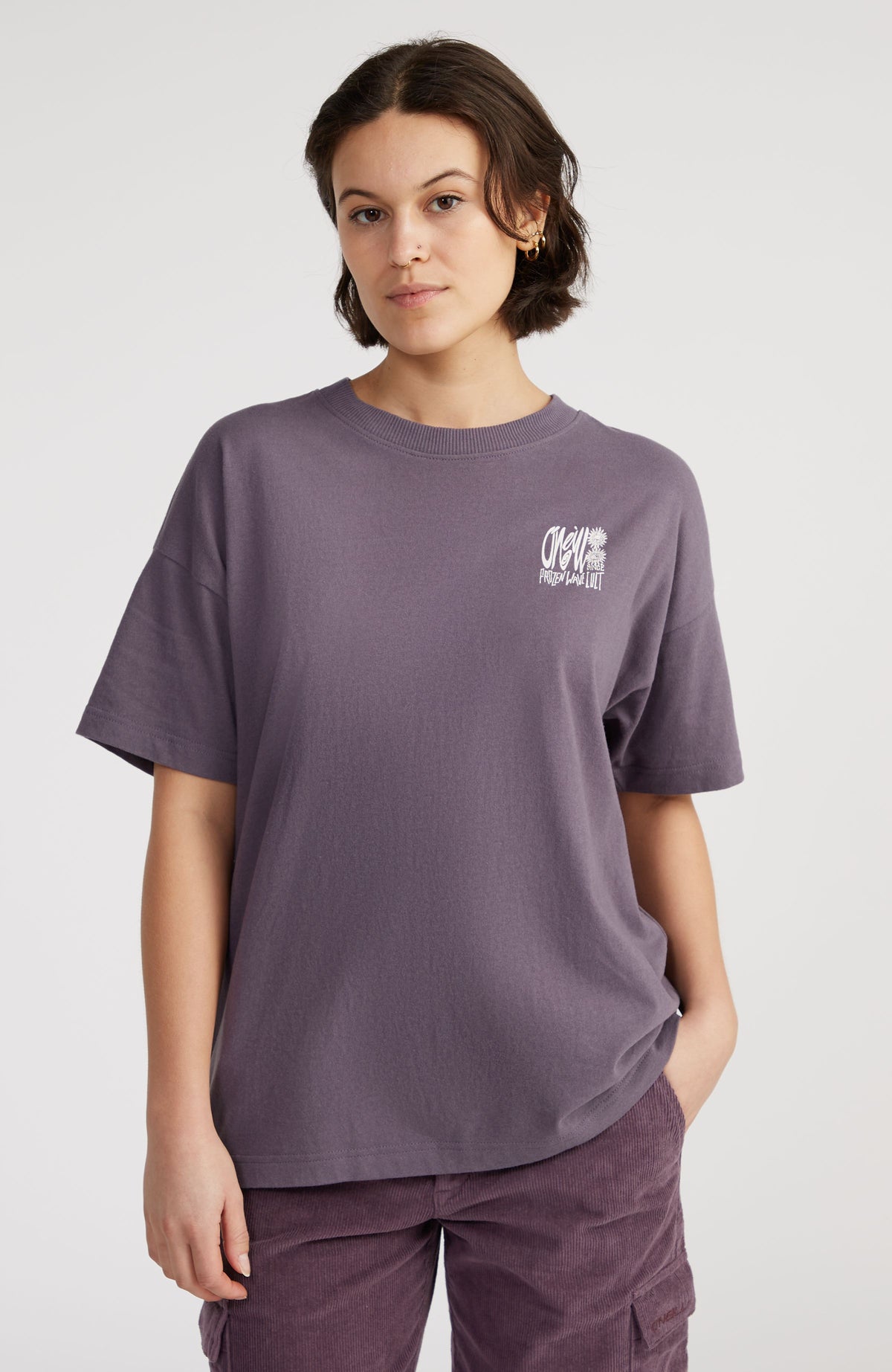 T-shirt oversize Surf Heroes | Mauve Miracle