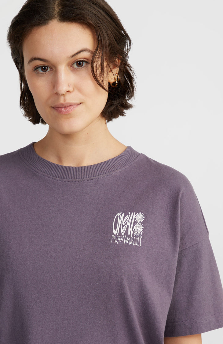 T-shirt oversize Surf Heroes | Mauve Miracle
