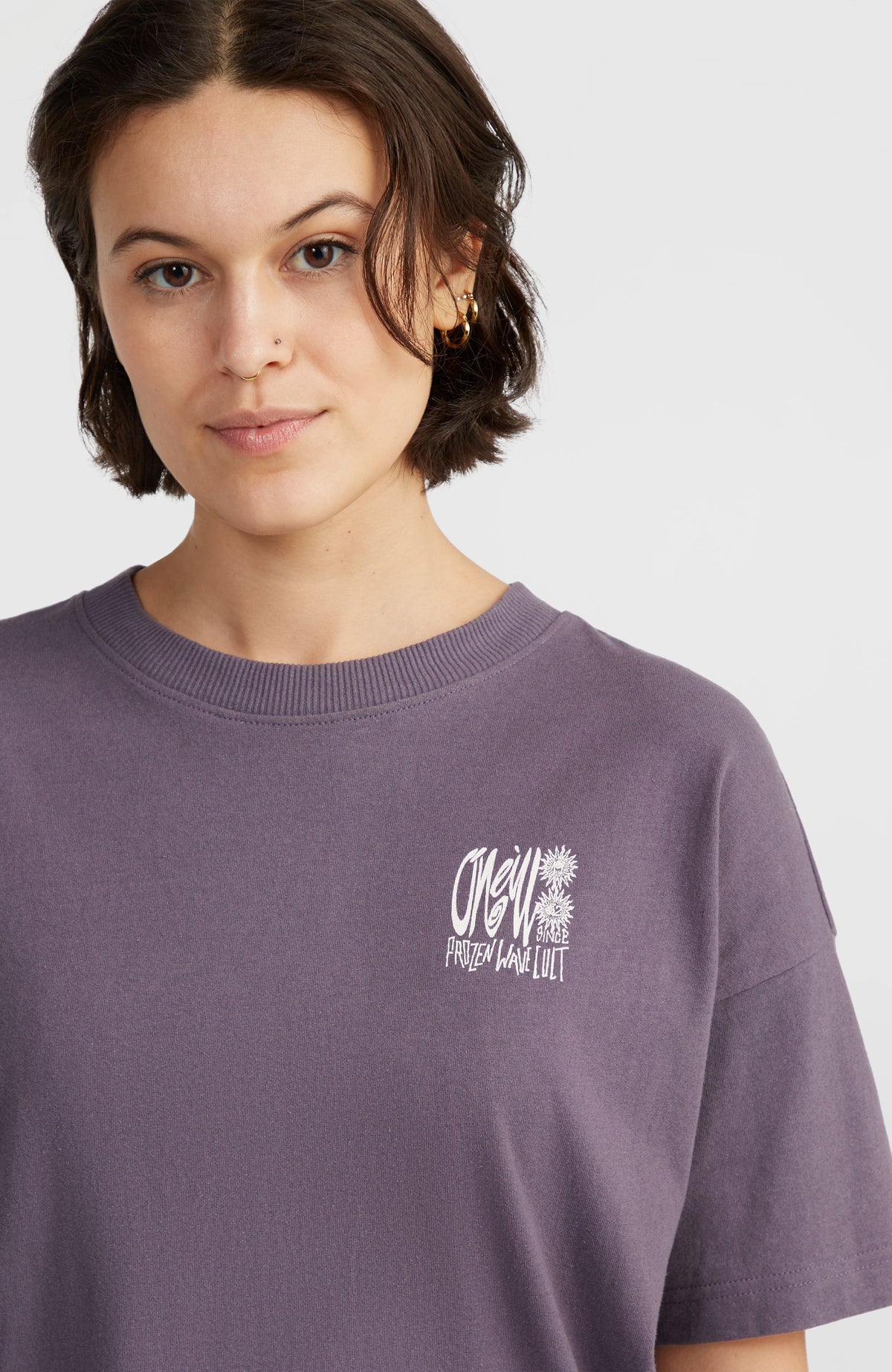 T-shirt oversize Surf Heroes | Mauve Miracle