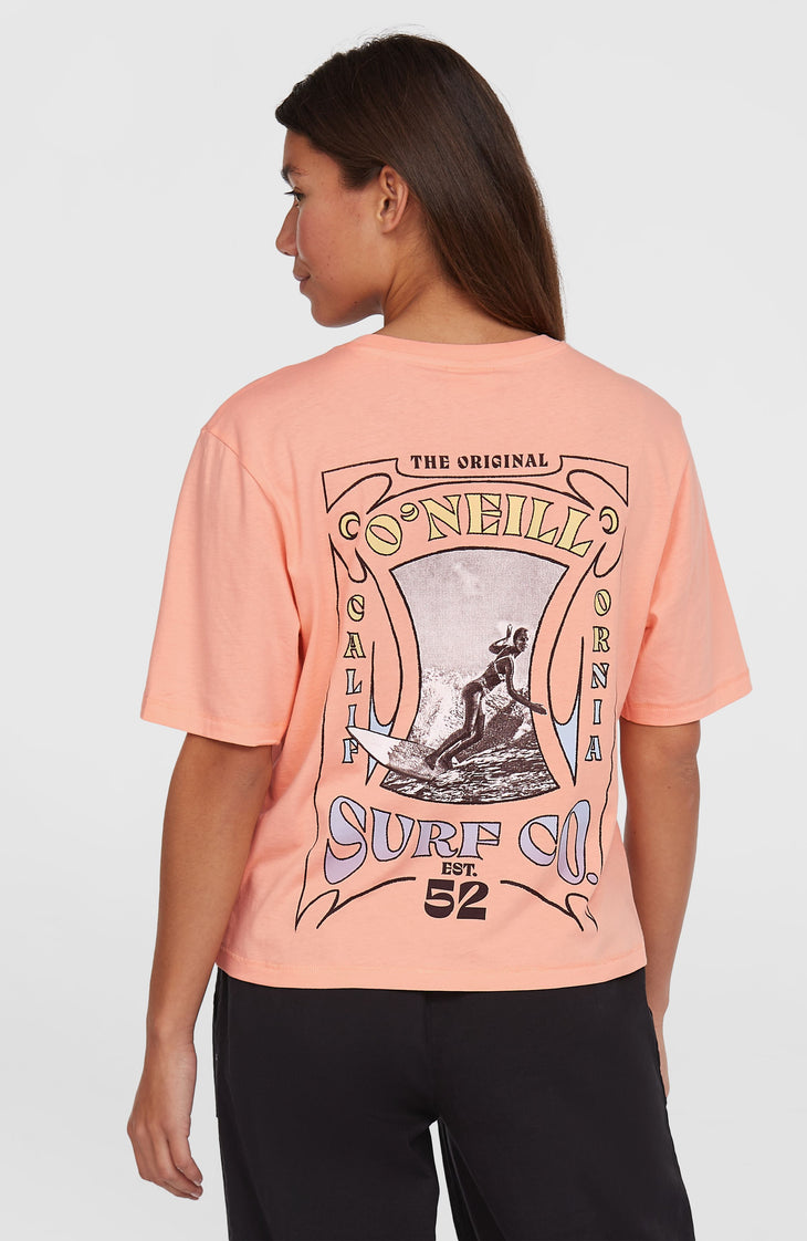 T-shirt Summer Must Haves Back Print | Coral Pop