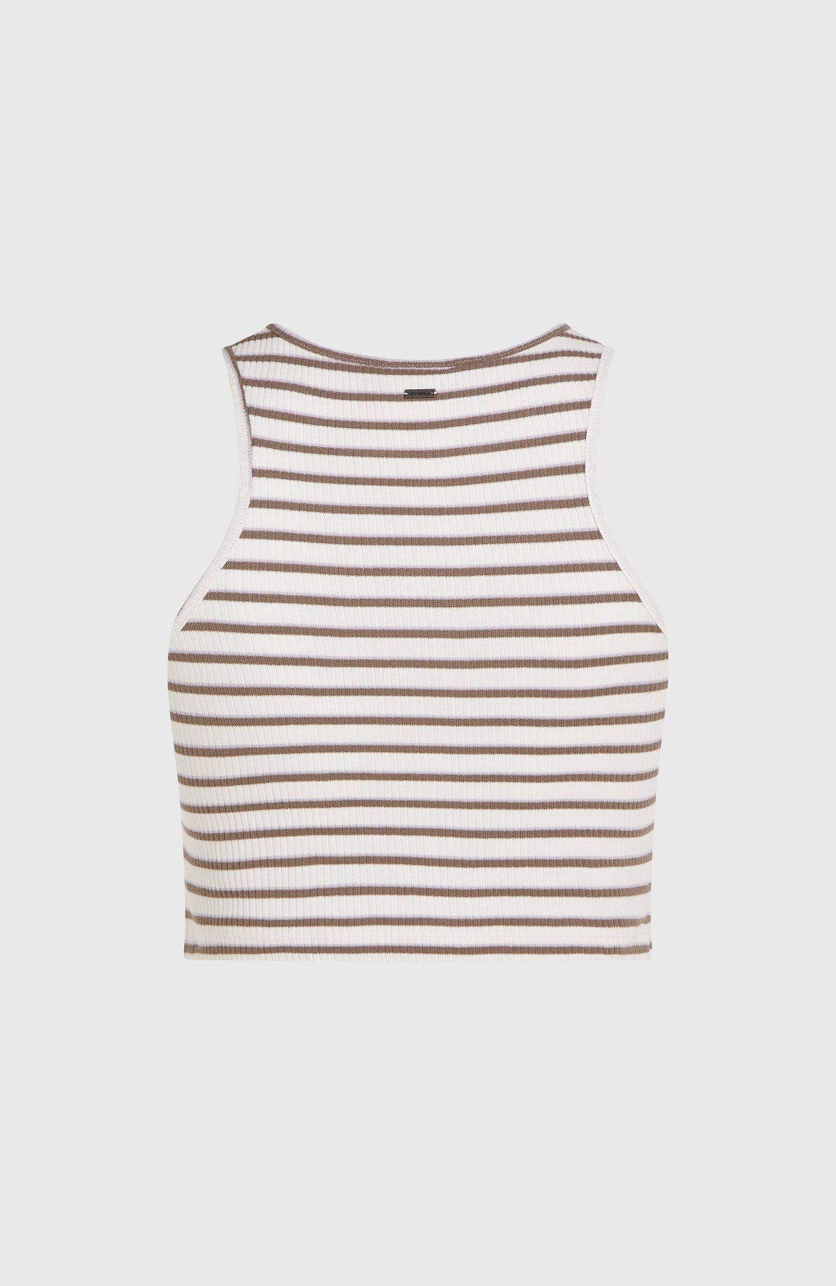 Débardeur Jess Rib | White Yarn Dye Stripe