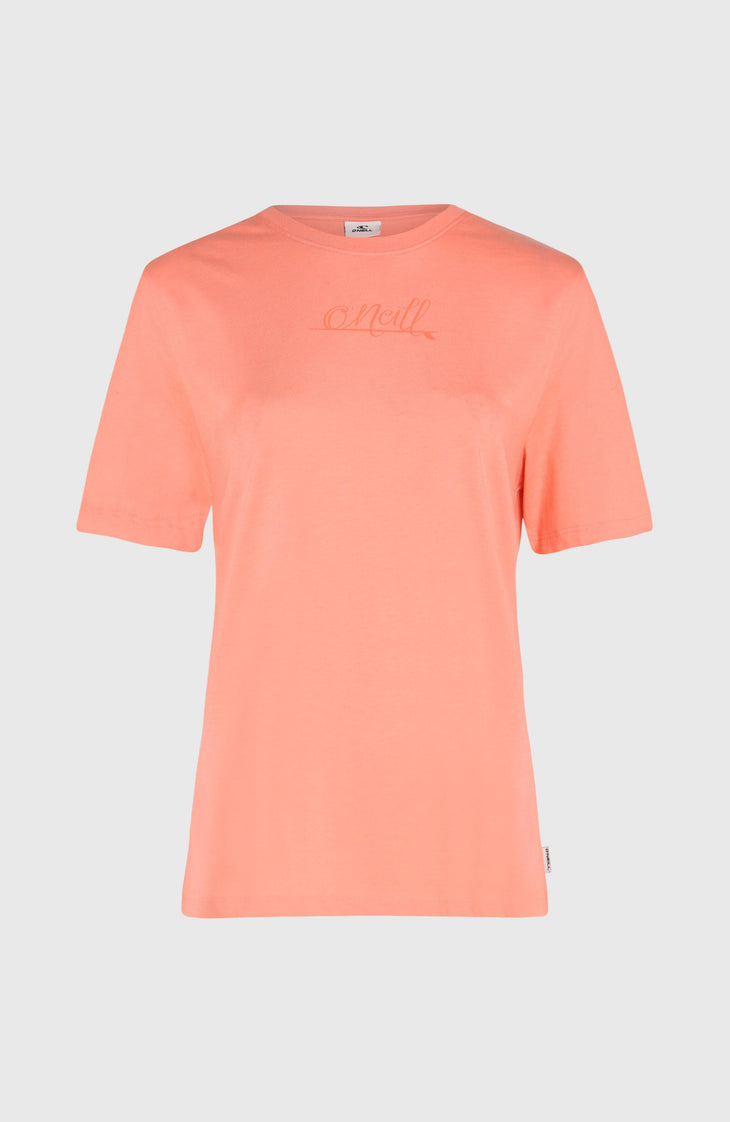 T-shirt Essentials Script | Coral Pink