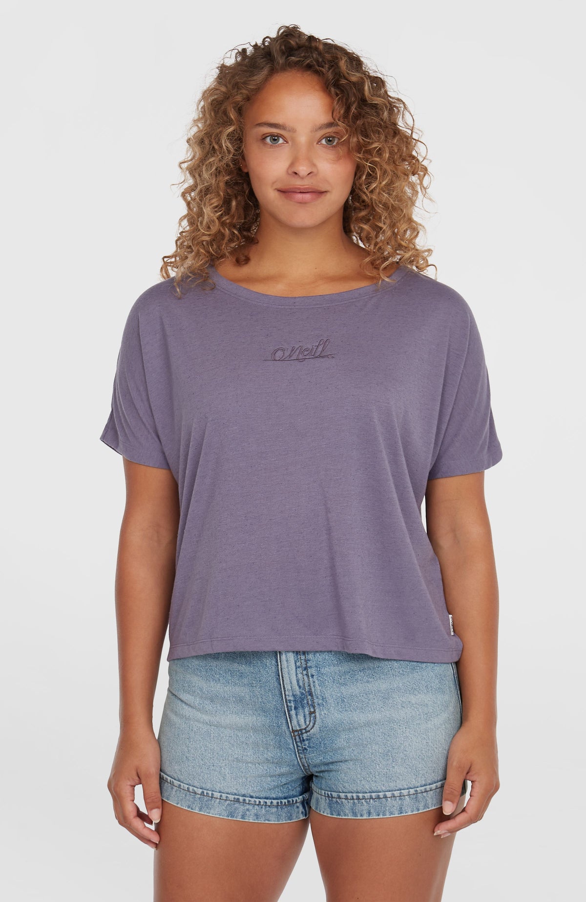 T-shirt drapé Essentials Script | Storm