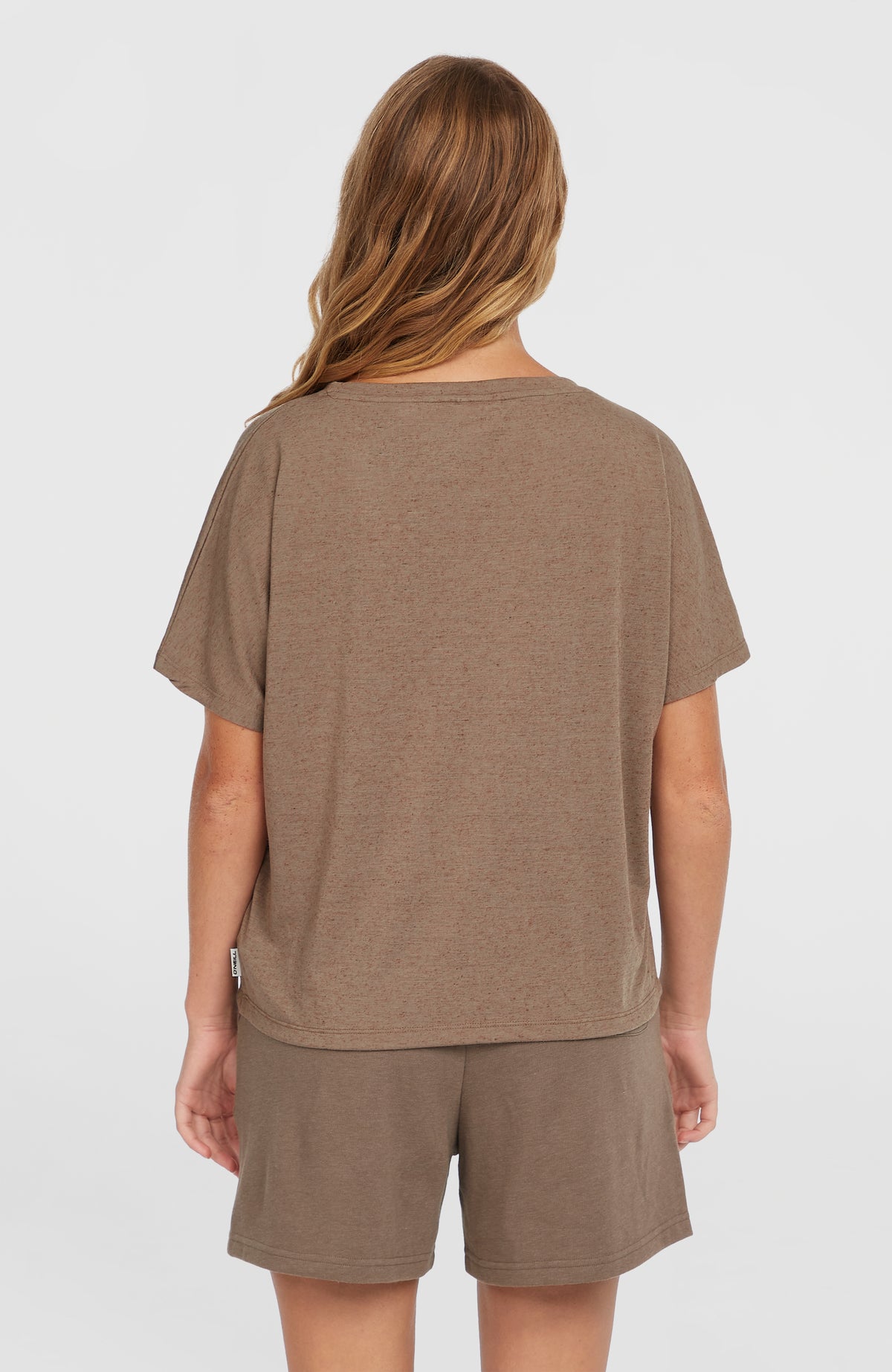 T-shirt drapé Essentials Script | Pure Cashmere
