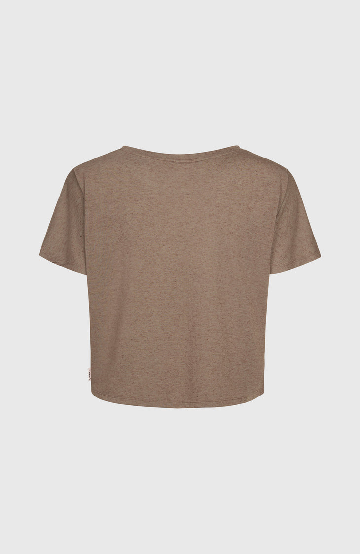 T-shirt drapé Essentials Script | Pure Cashmere