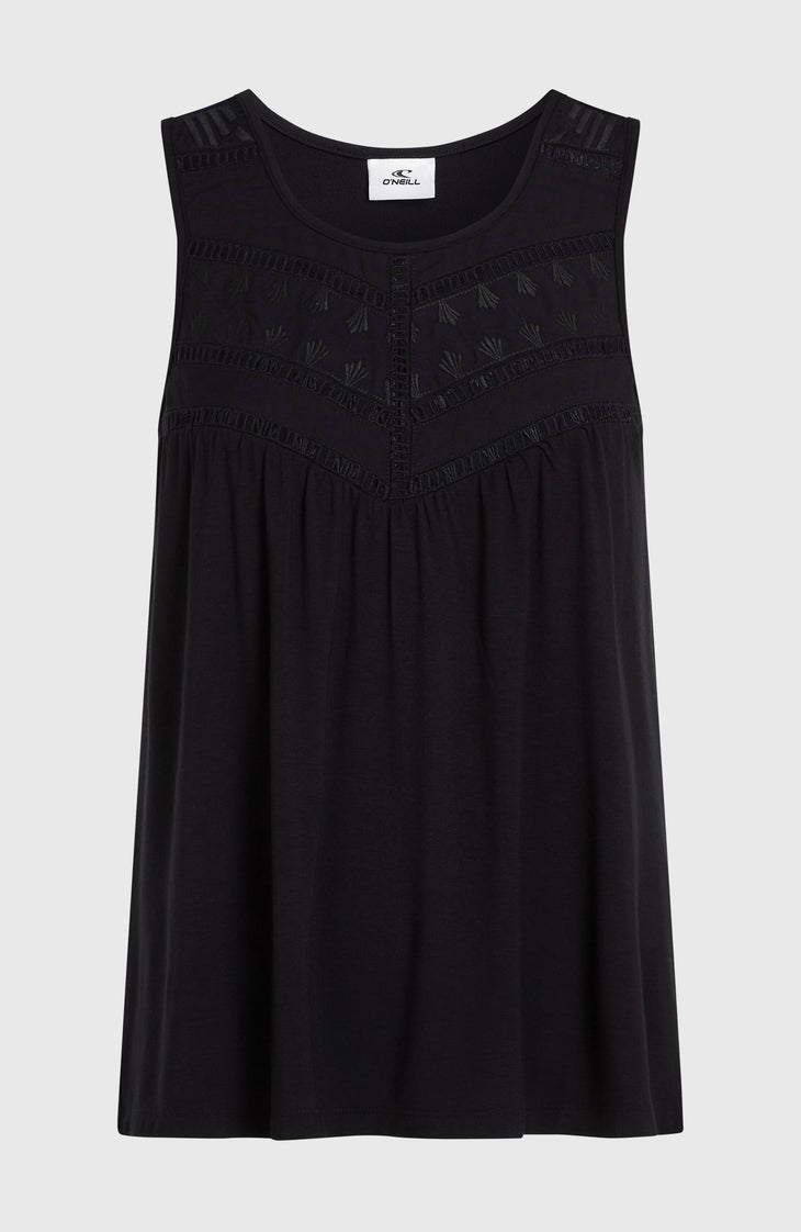 Débardeur à broderie Essentials Tokeena | Black Out