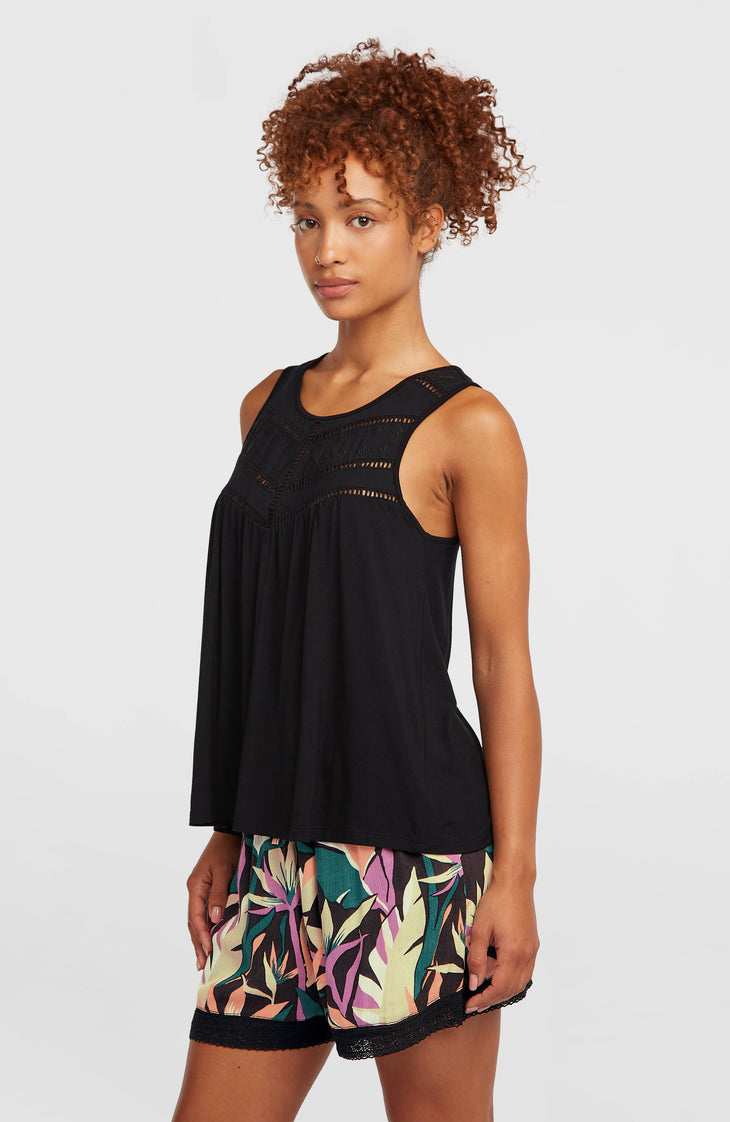 Débardeur à broderie Essentials Tokeena | Black Out