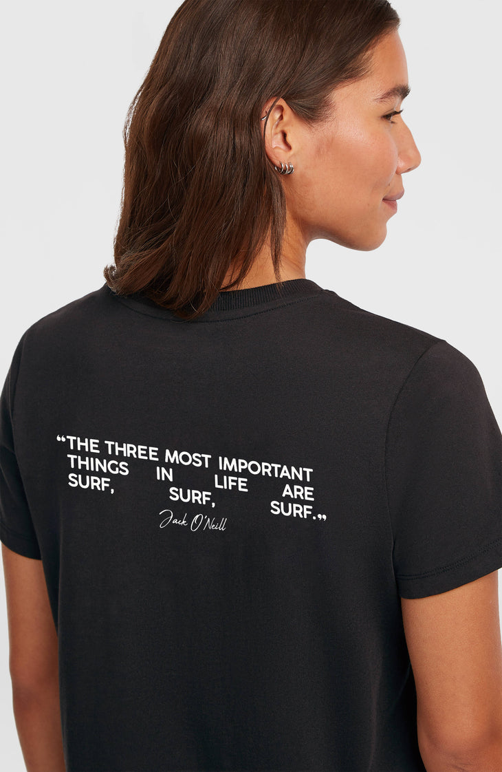 T-shirt O'Neill Polygiene Cotton Graphic | Black Out