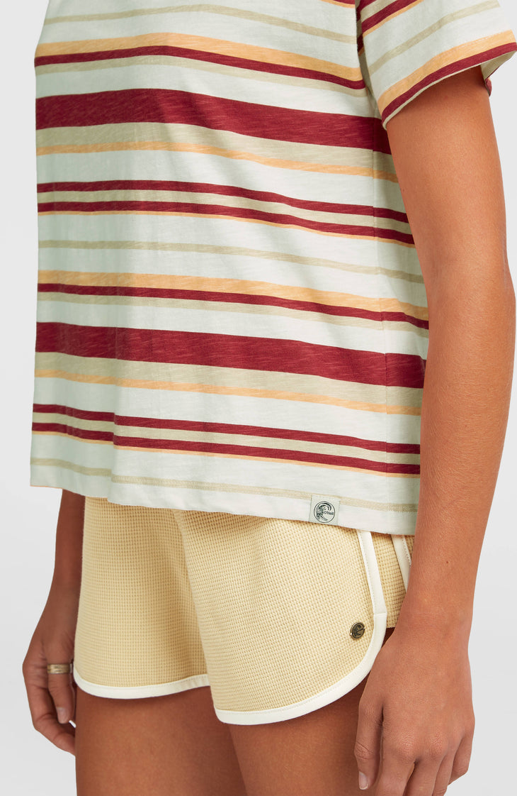 T-shirt O'Riginals Boxy Stripe | Beige Originals tee stripe