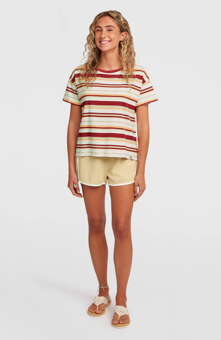 T-shirt O'Riginals Boxy Stripe | Beige Originals tee stripe