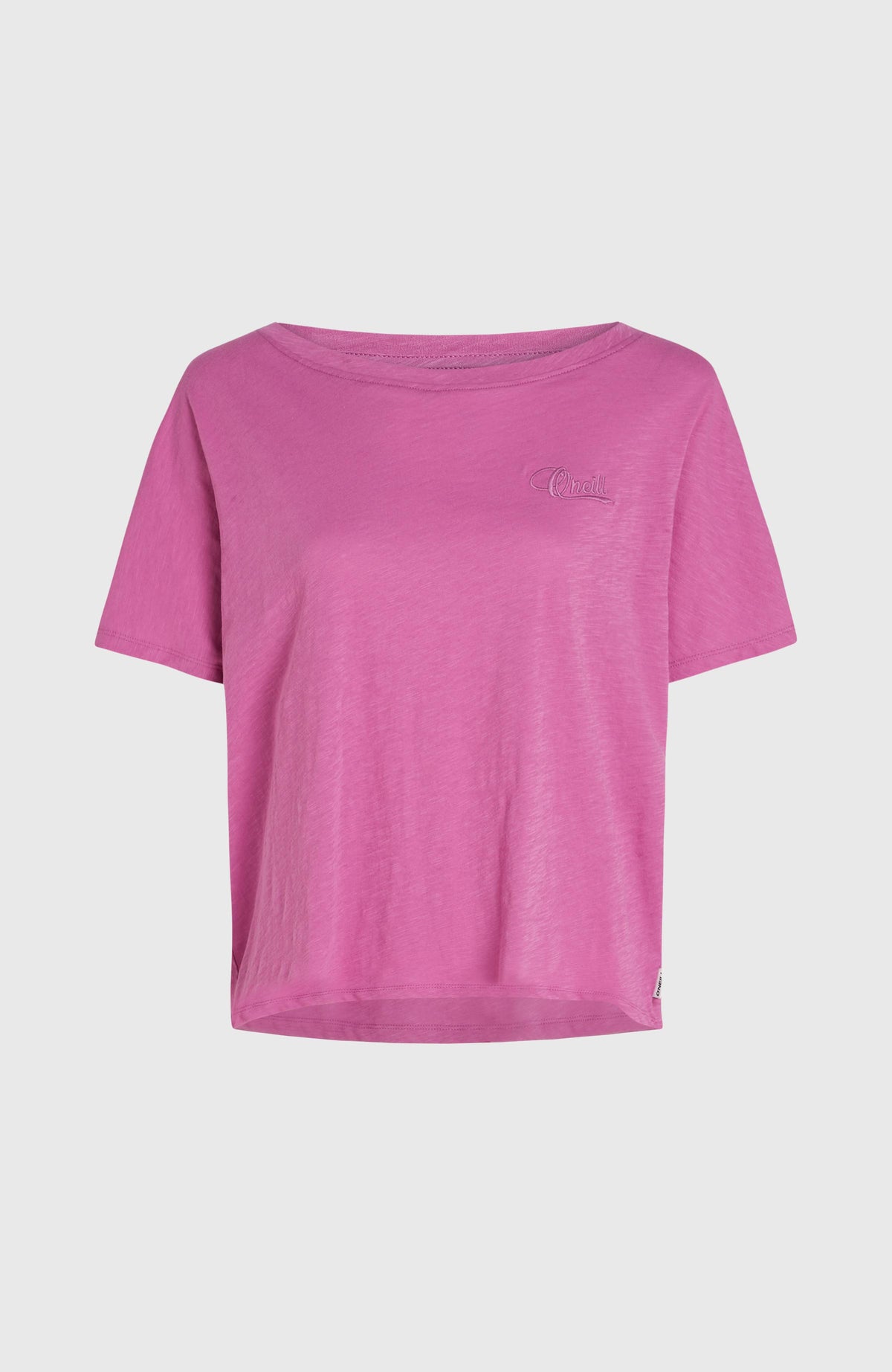T-shirt Essentials O'Neill Script Scoop Neck | Electric Fuschia