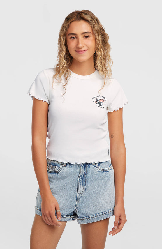 T-shirt côtelé O'Neill | Snow White