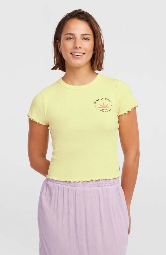 T-shirt côtelé O'Neill | Rainforest Dew