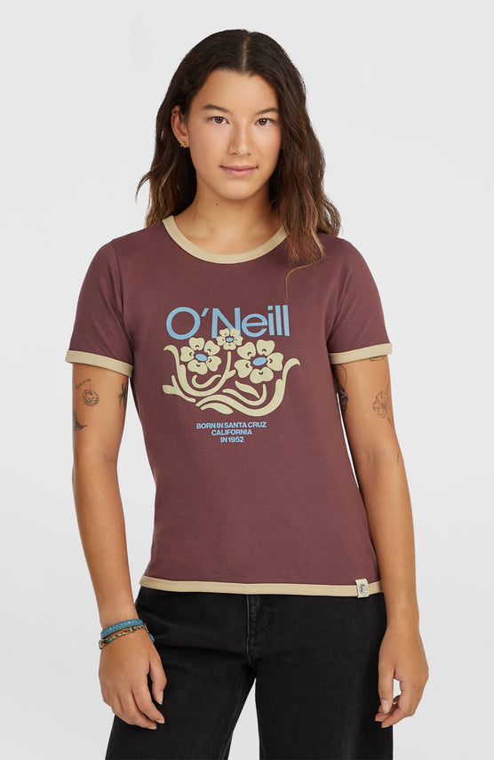 T-shirt O'Riginals Front-Print | Purple Gray
