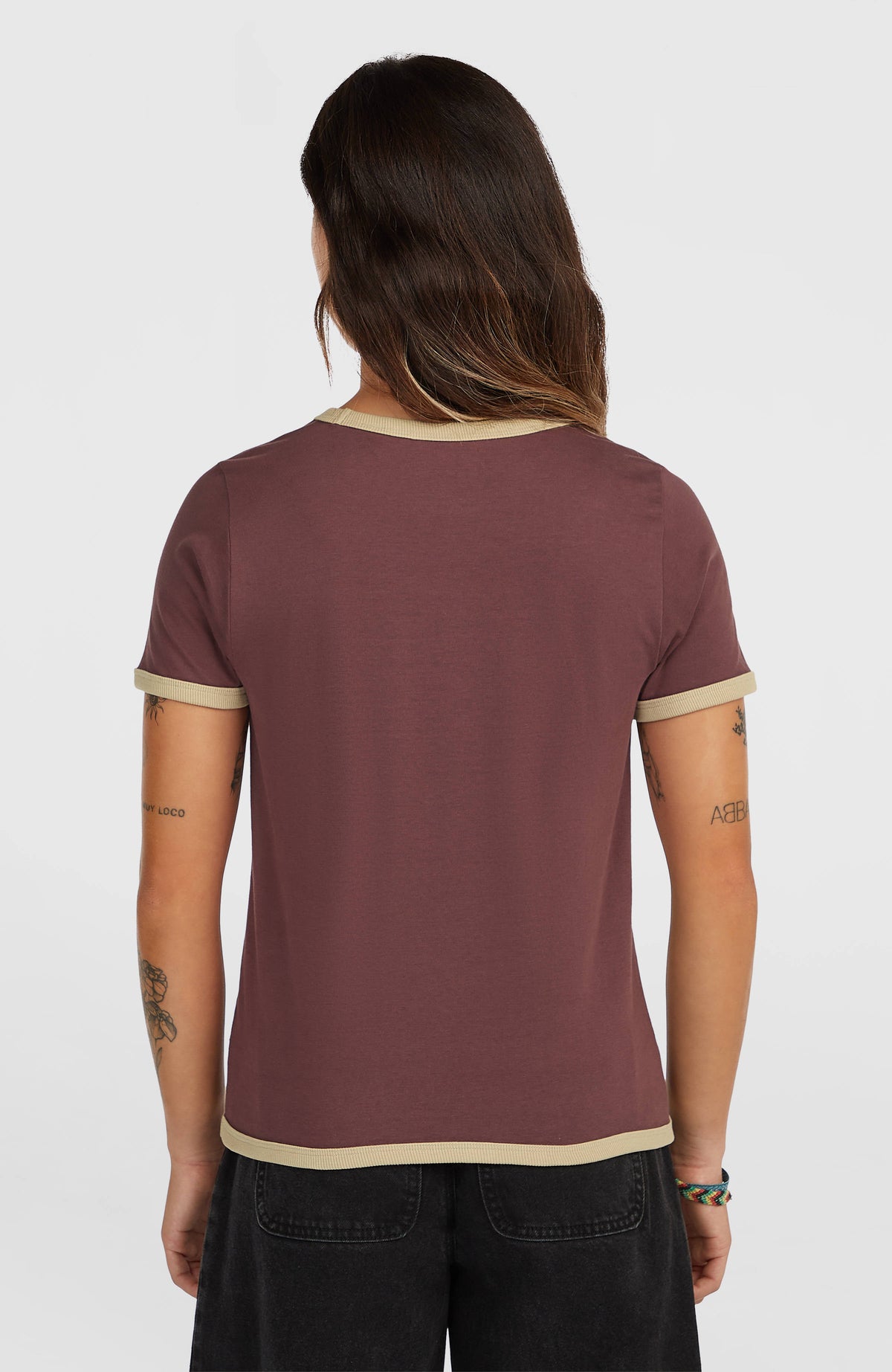 T-shirt O'Riginals Front-Print | Purple Gray