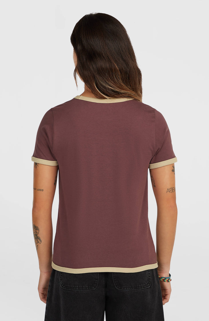 T-shirt O'Riginals Front-Print | Purple Gray