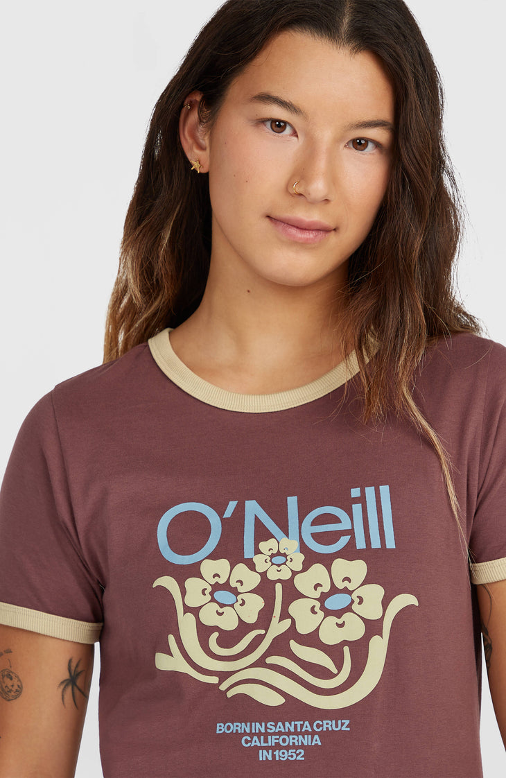 T-shirt O'Riginals Front-Print | Purple Gray